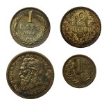 Lithuania and Latvia, set of 1-5 litas and 1 patch 1924-1936. total of 4 pcs. (669)