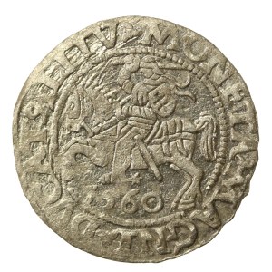 Sigismund II Augustus, Half-penny 1560, Vilnius - L/LITV (797)