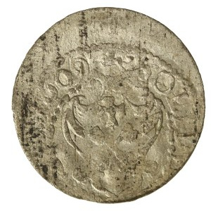 Zygmunt III Waza, Szeląg 1610, Ryga - 1609, wąski monogram - b. rzadki (802)