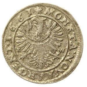 Silesia, Duchy of Legnicko-Brzesko-Wołowo, Jerzy III Brzeski, 3 Krajcary 1661 EW, Brzeg (960)