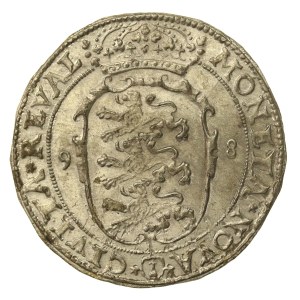 MAJNERT, Sigismund III Vasa, Revival thaler 1598 - Beyer print in tin (559)