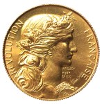 France, 200th anniversary medal of the Revolution, 1789-1989 (897)