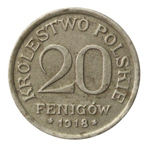 Kingdom of Poland, 20 fenig 1918 (187)