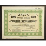 Pomeranian Hat Factory, 1 em., 1000 marks (279)