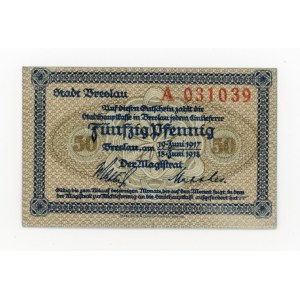 Breslau/Breslau city, 50 fenig 1917/18 (248)