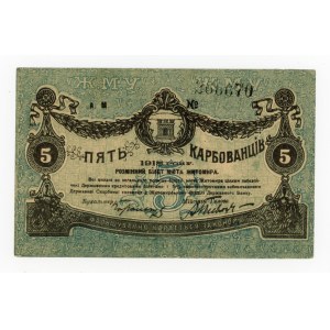 Russia/Ucraina, Zhytomyr, 5 carbonchi 1918 (268)
