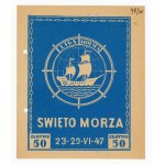 Brick - Maritime League - 50 zlotys for the organization of the Maritime Festival - 1947 (312).