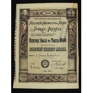 Przemysł Chemiczny w Polsce, Em.1, 10x 1.000 mk 1920 (207)