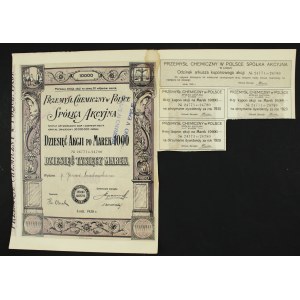 Przemysł Chemiczny w Polsce, Em.1, 10x 1.000 mk 1920 (207)