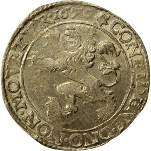Pays-Bas, Lion thaler,1670, West Friesland (833)