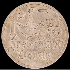 Danzig. 1923 1 Gulden Silver