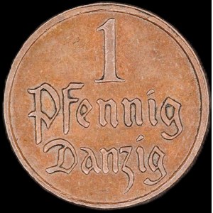 Danzig. 1929 1 Pfennig