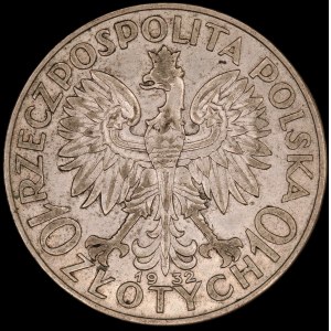 Poland. 1932 10 Zlotych Silver