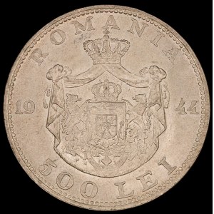 Romania. 1944 500 Lei Silver