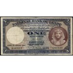 Egypt. 1944 1 Pound Prefix J/75 King Tut-Ankh-Amoun
