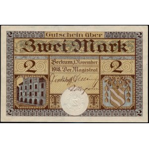 Germany. 1918 Beckum 2 Mark