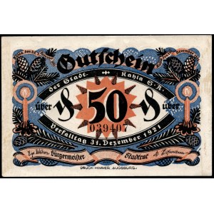 Germany. 1921 50 Pfennig Kahla - Nativity Set Baby Jesus