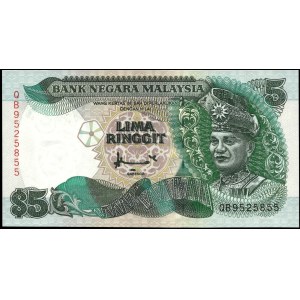 Malesia. 1986 5 Ringgit