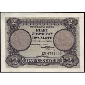Poland. 1925 2 Zlote Prefix E