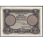 Poland. 1925 2 Zlote Prefix E