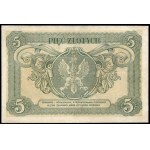 Poland. 1925 5 Zlotych Prefix F
