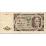 Poland. 1948 10 Zlotych Prefix AU