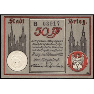 Poland. Brzeg 50 Fenigow 1921