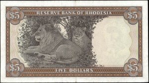 Rhodesien. 1978 5 Dollars Präfix M/19