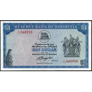 Rhodesia. 1979 1 Dollar Prefix L/116