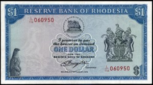 Rhodesien. 1979 1 Dollar Vorsilbe L/116