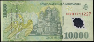Rumänien. 2000 10000 Lei