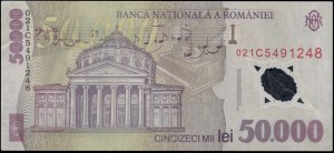 Rumänien. 2001 50000 Lei