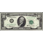 United States of America. 1963 A 10 Dollars Prefix AB Boston