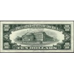 United States of America. 1963 A 10 Dollars Prefix AB Boston