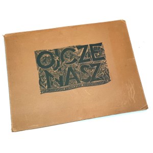 WRÓBLEWSKA - OJCZE NASZ wyd.1950 - portfolio de 11 gravures sur bois