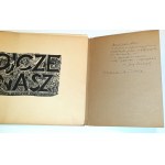 WRÓBLEWSKA - OJCZE NASZ wyd.1950 - portfolio de 11 gravures sur bois