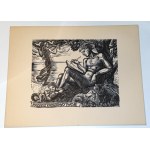 WRÓBLEWSKA - OJCZE NASZ wyd.1950 - portfolio de 11 gravures sur bois