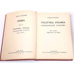 DMOWSKI - WRITINGS 9 vols. 1938r. EDITOR'S COVER, letter from Cardinal Jozef Glemp