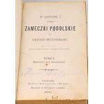 DR. ANTONI J. (ROLLE) - PODOLSKIE CASTLES T. 1-3 ed. 1880