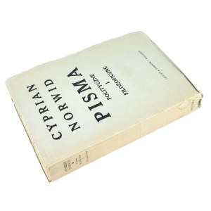 NORWID- POLITICAL AND PHILOSOPHICAL WRITINGS [OPiM].