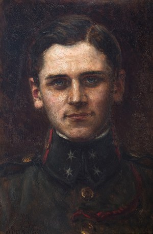 Józef Męcina-Krzesz (1860-1934), Portret mężczyzny