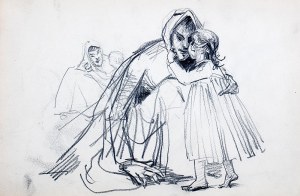 Włodzimierz Tetmajer (1862 Harklowa - 1923 Kraków), Dziecko z matką