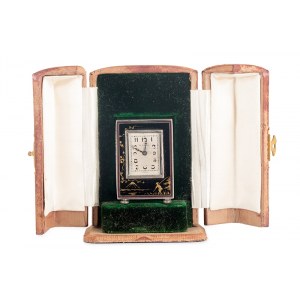 Zegarek podrożny – kareciak, Szwajcaria (La Chaux-de-Fonds), l. 1880–1933