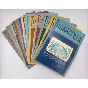FILOKARTISTA. Čtvrtletník věnovaný pohlednici. Kompletní, 15 čísel, 1996-2024