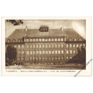 WAŁBRZYCH. Limanowského obecná škola a gymnázium. Foto: Edward Laub. Nakladatelství PTK