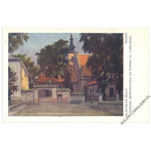 RADOM. Bernardine Church from the side of Lubleska Street. Mal. Wladyslaw Szulc. Publisher RUCH