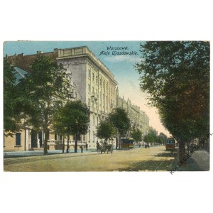 WARSAW. Ujazdowskie avenues. Published by K. Wojutyński