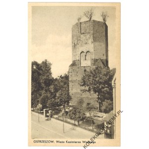 OSTRZESZÓW. Wieża Kazimierza Wielkiego. Nakł. St. Hildebrandowa