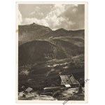 [POHORYLEC; Czarnohora; Pop Ivan] A. shelter. Z. S. in Pohorylec. Under Pop Ivan. Photo: B. Kupiec. Published by Ksiaznica Atlas