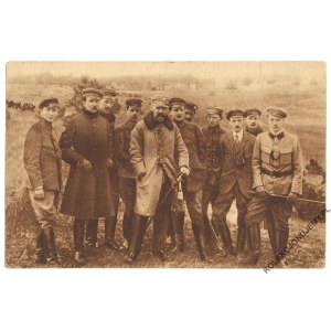[POW. by Jozef Pilsudski] The Supreme Command of the P. O. W. during exercises in 1917.